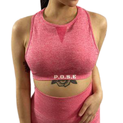 P.O.S.E Performance Seamless Gym Sports Bra