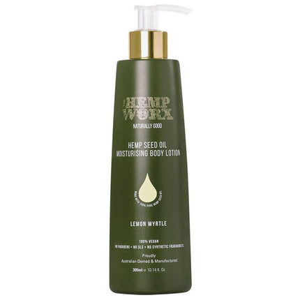 Hemp Worx Body Lotion Lemon Myrtle 300ML