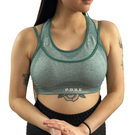 P.O.S.E Emanate Series 2 Seamless Gym Sports Bra