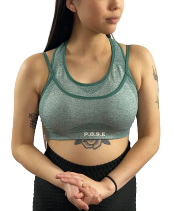 P.O.S.E Emanate Series 2 Seamless Gym Sports Bra