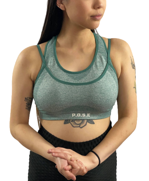 P.O.S.E Emanate Series 2 Seamless Gym Sports Bra