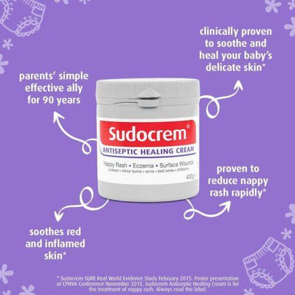 Sudocrem Healing Cream Tub - 400 Grams - OhYouLuckyDuck.com.au