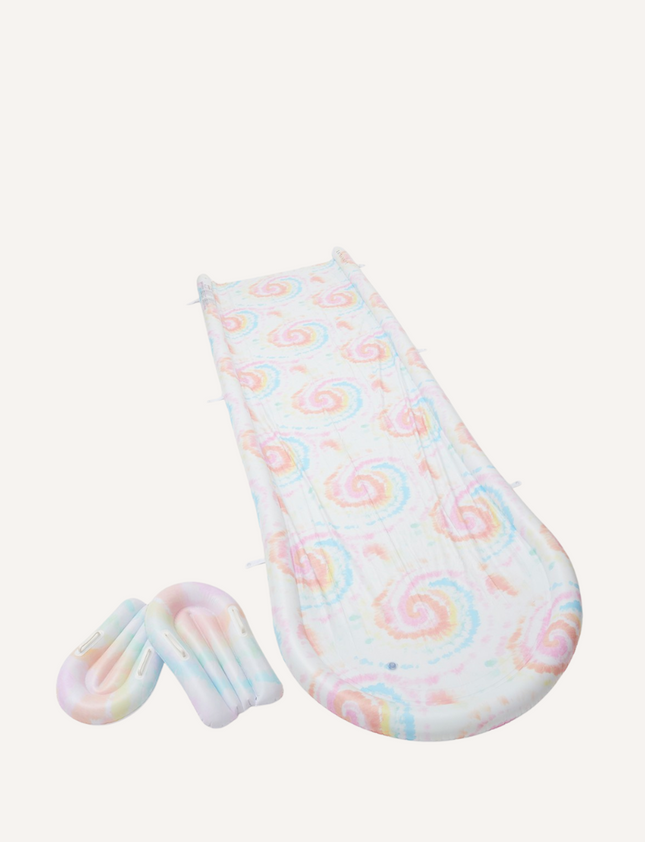 Sunnylife Slip Slide and Body Board Set Tie Dye Multi