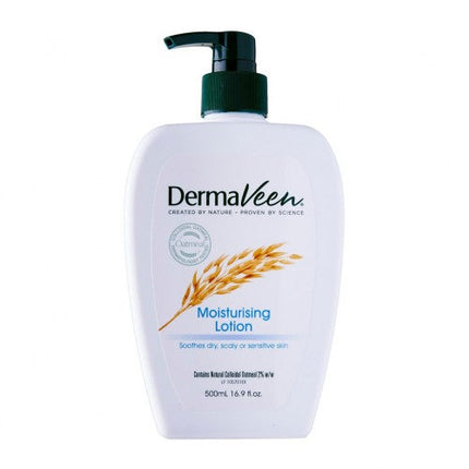 DermaVeen Moisturiser Lotion Pump 500mL
