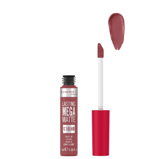 Rimmel London Mega Matte Liquid Lipstick 210 Rose & Shine - OhYouLuckyDuck.com.au