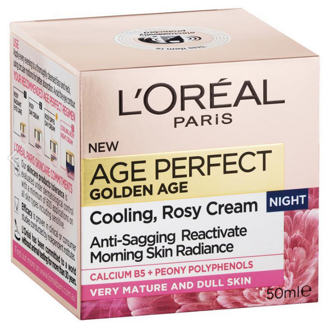 Loreal Age Perfect Golden Age Rosy Night Cream 50ML