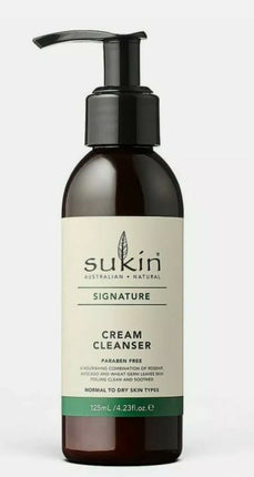Sukin Cream Cleanser Pump 125ML - OhYouLuckyDuck.com.au