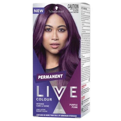 Schwarzkopf Live Colour Permanent Purple Punk - OhYouLuckyDuck.com.au