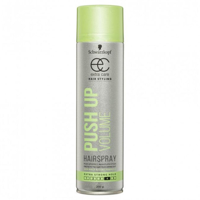 Schwarzkopf Extra Care Push Up Volume Hairspray 250g - OhYouLuckyDuck.com.au