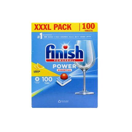Finish Powerball All in 1 Dishwasher Tablets Lemon Sparkle 100 Pack