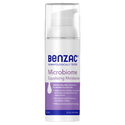 Benzac Microbiome Equalising Moisturiser 50mL - OhYouLuckyDuck.com.au