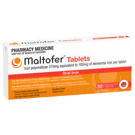 Maltofer Oral Iron 100mg 30 Tablets