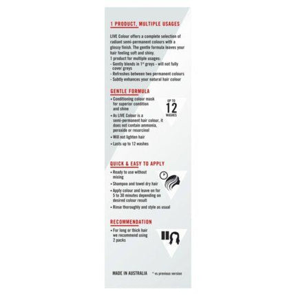 Schwarzkopf Live Colour Silver Toner 75mL - OhYouLuckyDuck.com.au