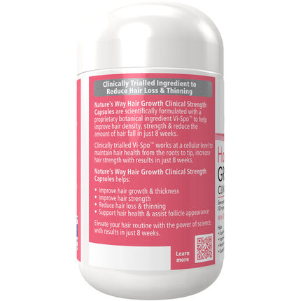 Nature's Way Hair Growth Clinical Strength 40 Capsules