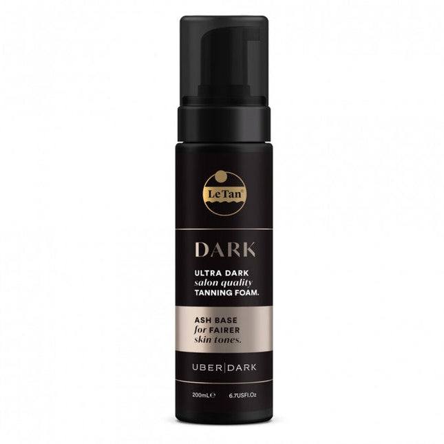 Le Tan Uber Dark Tanning Foam Ash Base - 200mL - OhYouLuckyDuck.com.au