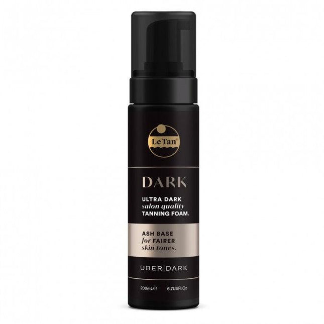 Le Tan Uber Dark Tanning Foam Ash Base - 200mL - OhYouLuckyDuck.com.au