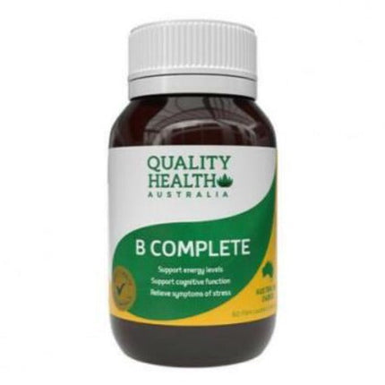 Quality Health B Complete 60 Tablets - OhYouLuckyDuck.com.au