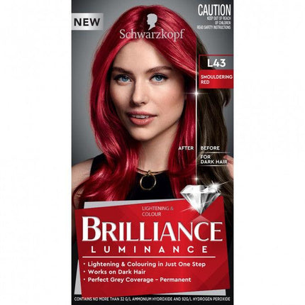 Schwarzkopf Brilliance L43 Smouldering Red - OhYouLuckyDuck.com.au