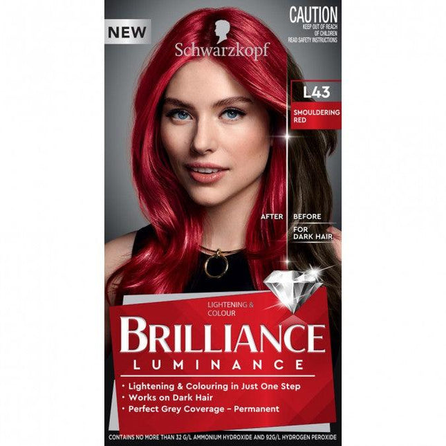 Schwarzkopf Brilliance L43 Smouldering Red - OhYouLuckyDuck.com.au