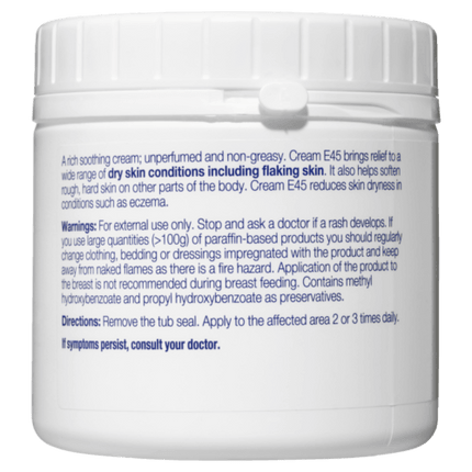 E45 Moisturising Cream for Dry Skin & Eczema - 350g - OhYouLuckyDuck.com.au