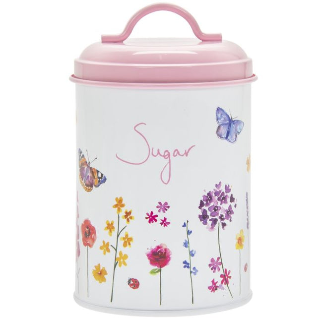Butterfly Garden Sugar Canister