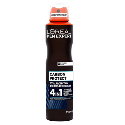 L'Oreal Men Deodorant Carbon Protect 250ML
