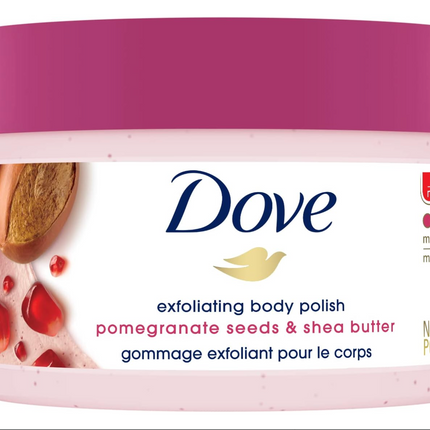 Dove Exfoliating Body Polish Pomegranate and Shea Butter 298G