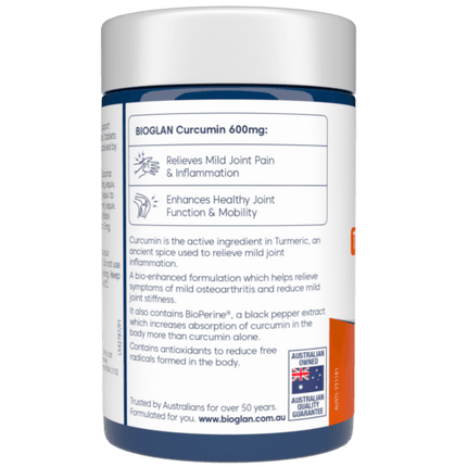 Bioglan Curcumin 600mg 90 Tablets - OhYouLuckyDuck.com.au