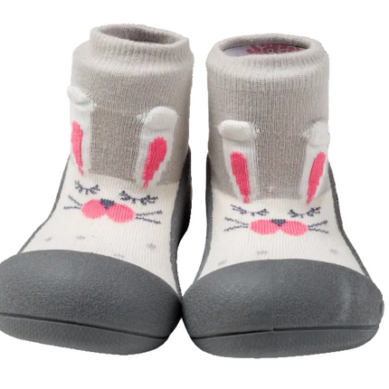 Attipas Puppy Toddler Sock Shoes Grey