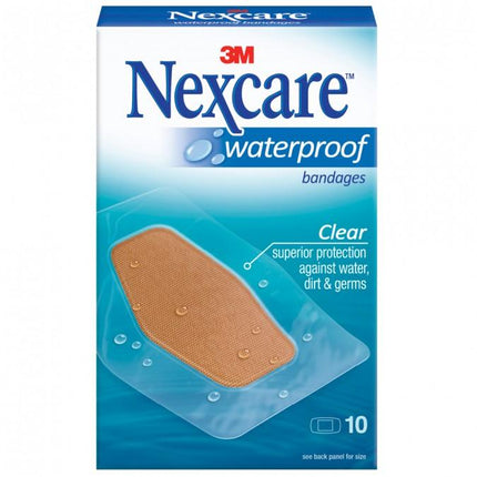 Nexcare Waterproof Bandages Large 10 Pack - OhYouLuckyDuck.com.au