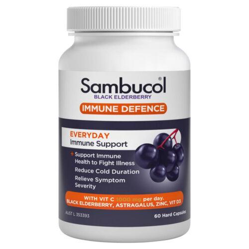 Sambucol Everyday Immune Defence 60 capsules - OhYouLuckyDuck.com.au
