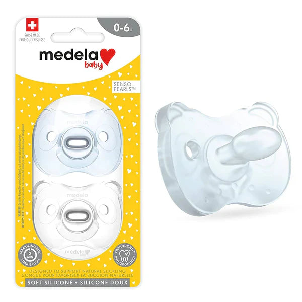 Medela Soother Duo Silicone Blue 6-18M - OhYouLuckyDuck.com.au