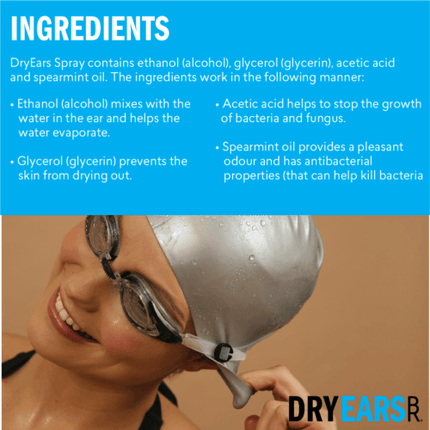 BioRevive Dry Ears Swimmer's Ear Prevention Spray 30mL - OhYouLuckyDuck.com.au