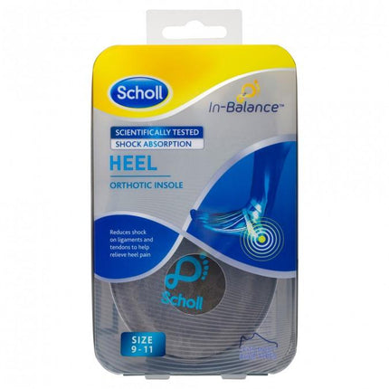 Scholl In-Balance Heel Orthotic Insole Large Size 9-11 - OhYouLuckyDuck.com.au