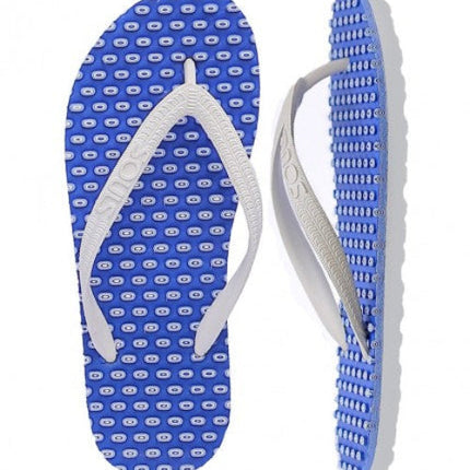 Souls Comfort Massage Thongs Barrier Reef Blue (No Flag) M12
