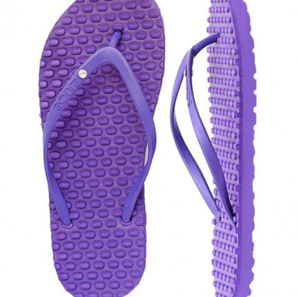 Souls Comfort Massage Thongs Purple Bling M7/L9