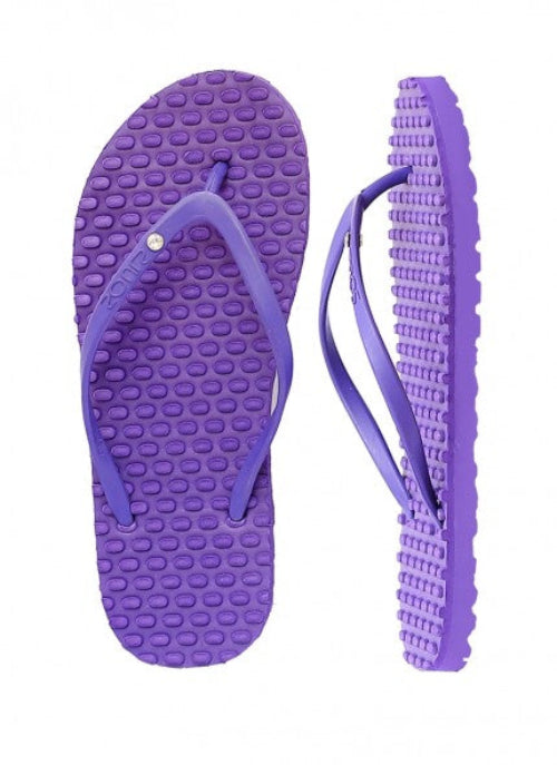 Souls Comfort Massage Thongs Purple Bling M7/L9