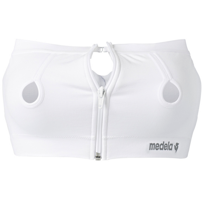 Medela Easy Expression Hands Free Pumping Bustier White Small