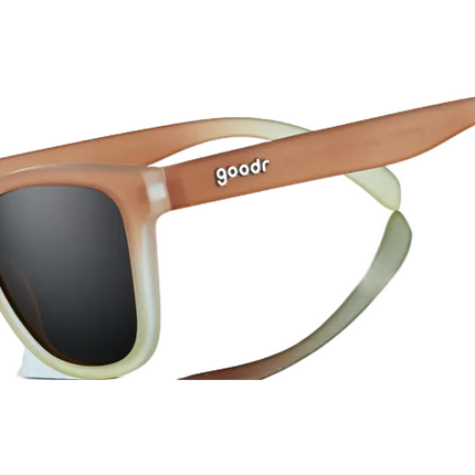 Goodr The Ogs Three Parts Tee Brown Gradient Polarized Golf Sunglasses