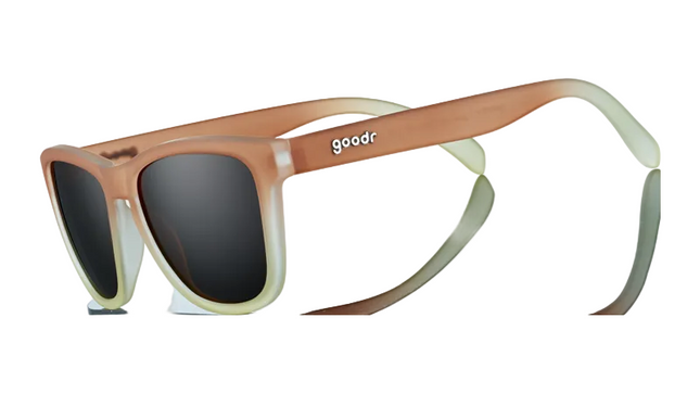 Goodr The Ogs Three Parts Tee Brown Gradient Polarized Golf Sunglasses
