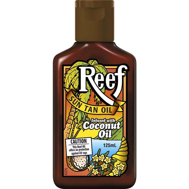 Reef Coconut Dark Sun Tan Oil 125ml - OhYouLuckyDuck.com.au