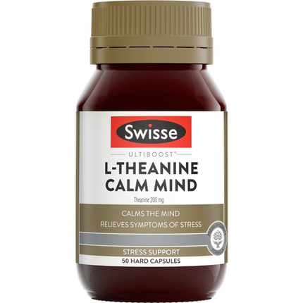Swisse Ultiboost L-Theanine Calm Mind 50 Capsules