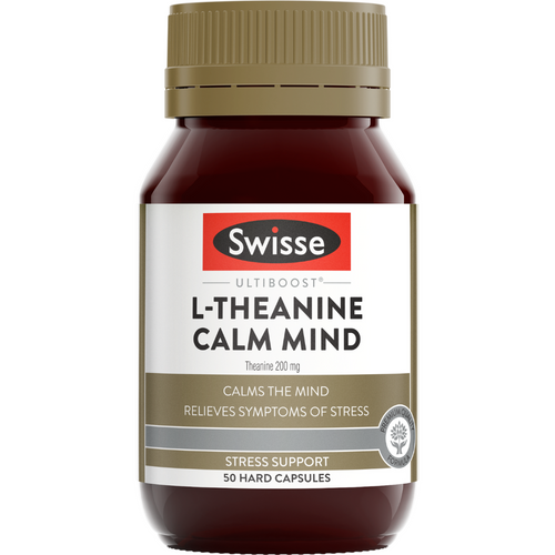 Swisse Ultiboost L-Theanine Calm Mind 50 Capsules