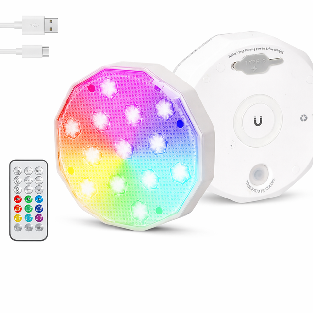 RGB Remote Control Underwater Submersible LED Lights