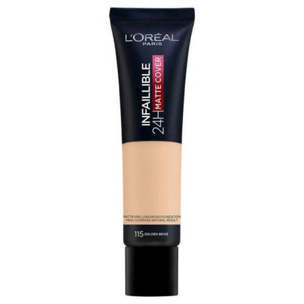 L'Oreal Paris Infallible 24H Matte Cover 115 Golden Beige - OhYouLuckyDuck.com.au