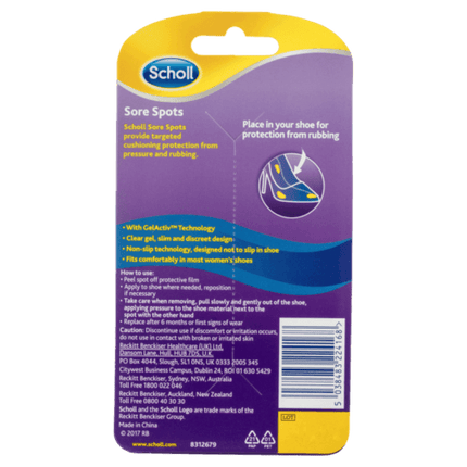 Scholl Party Feet Sore Spots - OhYouLuckyDuck.com.au