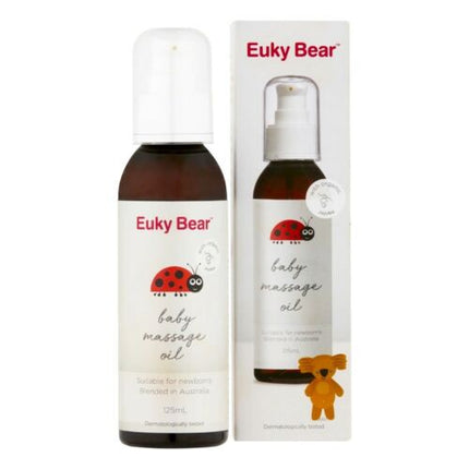 Euky Bear Baby Massage Oil 125ml - OhYouLuckyDuck.com.au