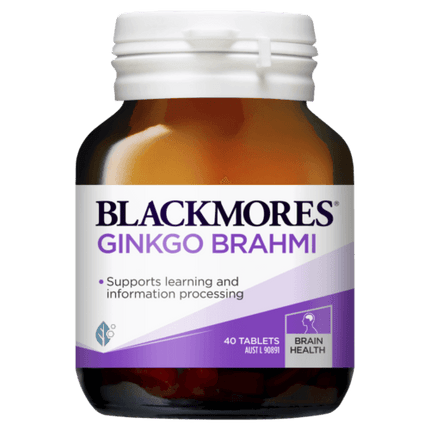 Blackmores Ginkgo Brahmi 40 Tablets - OhYouLuckyDuck.com.au