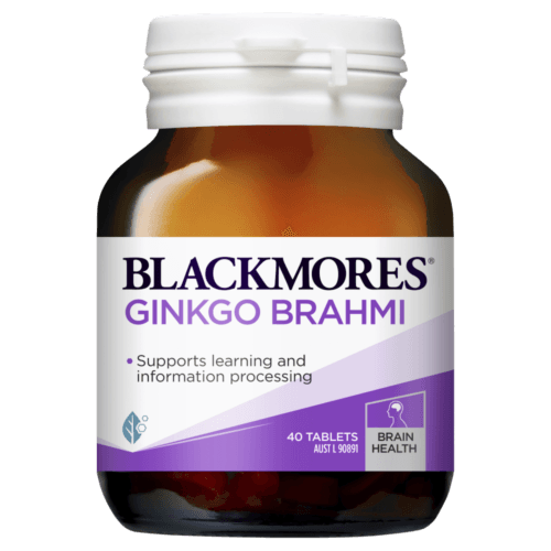 Blackmores Ginkgo Brahmi 40 Tablets - OhYouLuckyDuck.com.au