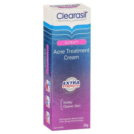 Clearasil Ultra Extra Strength Acne Treatment Cream 20g - OhYouLuckyDuck.com.au